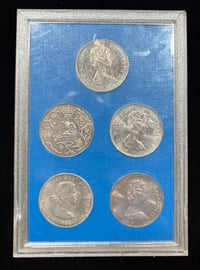 Image 3 of Vintage (1965 - 1981) United Kingdom Commemorative Crowns (coin) Set