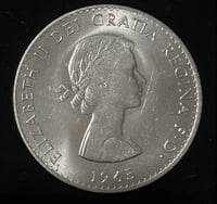 Image 6 of Vintage (1965) Sir Winston Churchill Commemorative Crown (Coin)