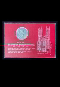Image 1 of Vintage (1965) Sir Winston Churchill Commemorative Crown (Coin)