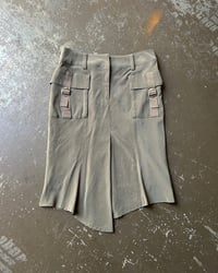 Image 1 of KHAKI BUCKLE SKIRT