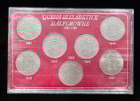 Image 2 of Vintage (1961 - 1967) Queen Elizabeth II Half Crowns (Coin) Set