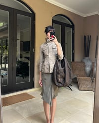 Image 10 of KHAKI BUCKLE SKIRT