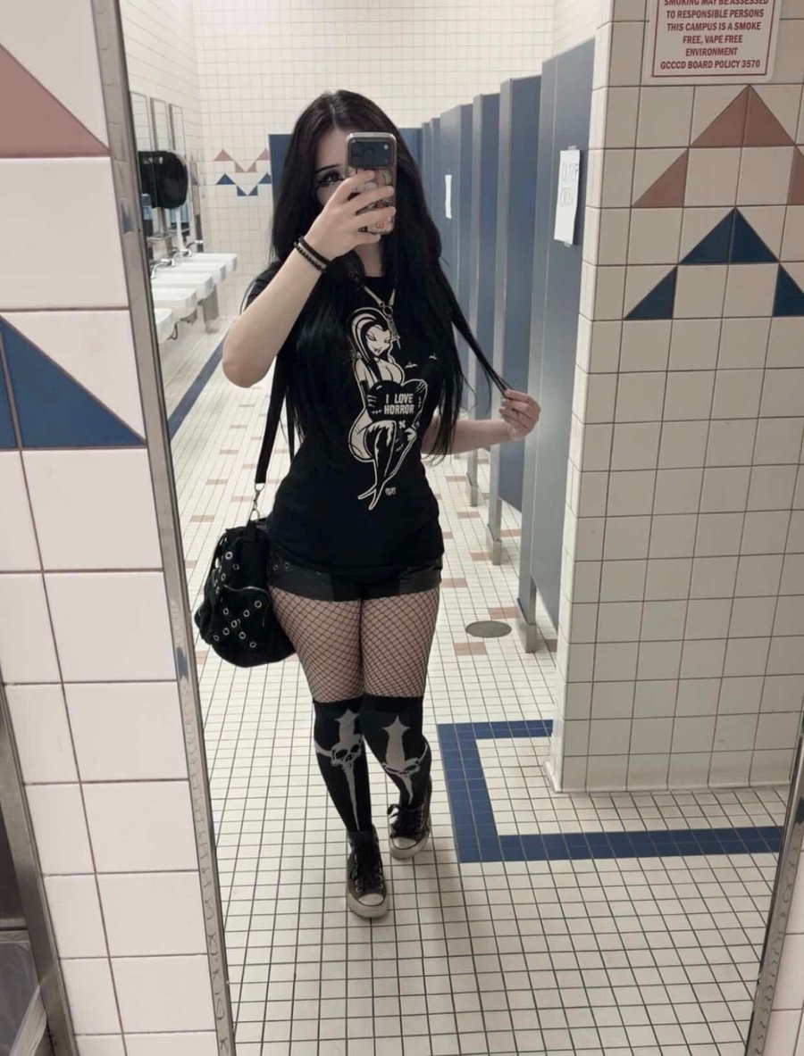 Image of  LOVE HORROR - woman’s fitted babydoll  - ships April 25th 