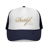 Image 1 of Vintage Davidoff Cigar Trucker Hat - Retro Vintage Cigarette Cap