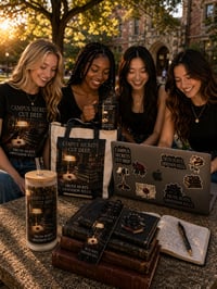 Image 1 of 🖤 Campus Secrets Collection – For the Ones Who Stay Up Reading “One More Chapter