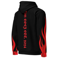 Image 3 of DESIGNER FLAME HOODIE