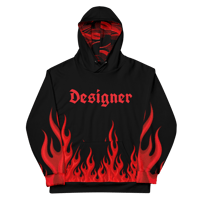 Image 4 of DESIGNER FLAME HOODIE