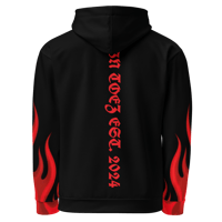 Image 6 of DESIGNER FLAME HOODIE
