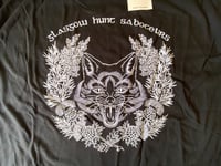 Image 1 of Special edition white ink relaxed fit black t shirt