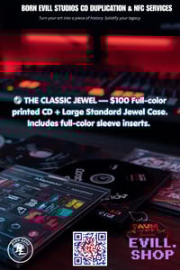 CD DUPLICATION : The Classic Jewel - CD + Classic Jewel (25 count)