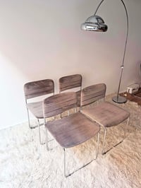 Image 2 of SET DE 4 SILLAS VINTAGE FANO, AÑOS 70