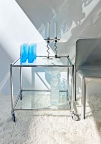 Image 1 of CAMARERA VINTAGE CROMADA, AÑOS 80