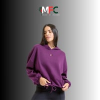 Image 3 of MEDUSA FIT COACHING - WOMENS OVERSIZED CROPPED HOODIE
