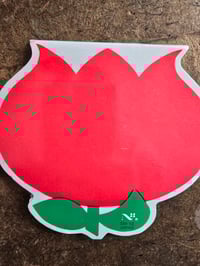 Image 3 of vintage japanese tulip shaped paper pad sm-12 novelty memo paper