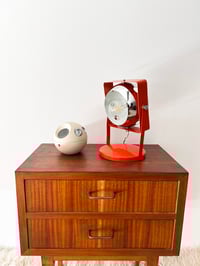 Image 1 of LÁMPARA DE MESITA EYEBALL, AÑOS 70