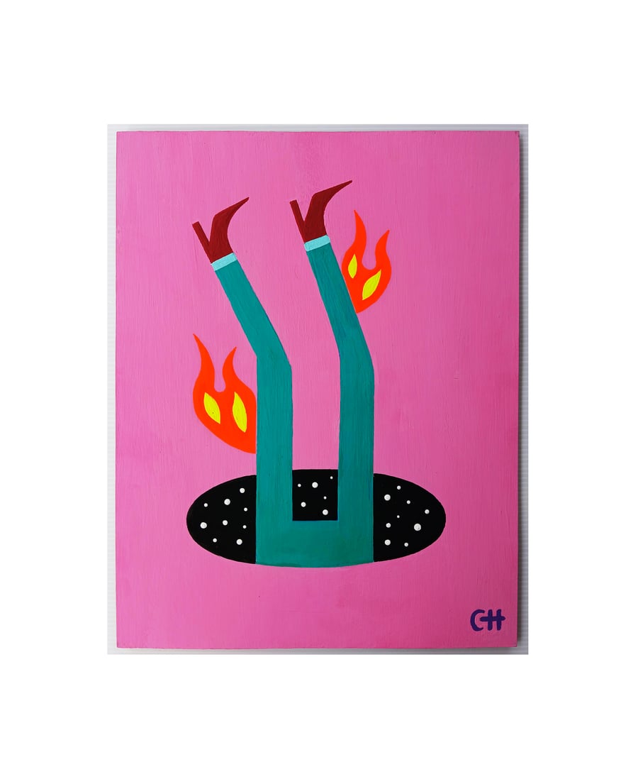 Image of THE MAN WHO FELL DOWN BLACK HOLES