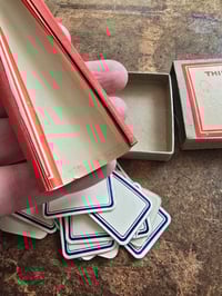 Image 3 of vintage dennison gummed labels boxed set