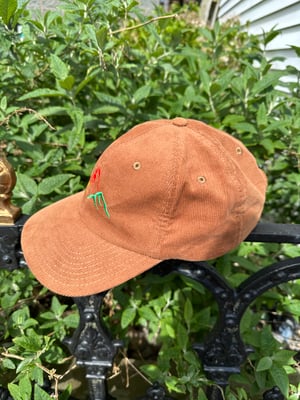 Image of ‘Mountains of 58’ Cord  Cap in Camel 