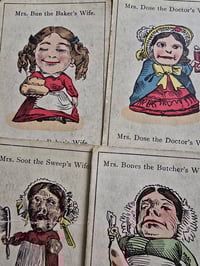 Image 2 of Vintage Illustrated “Trades Wives” Cards Set