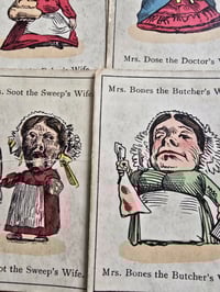 Image 3 of Vintage Illustrated “Trades Wives” Cards Set