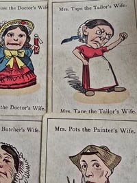 Image 6 of Vintage Illustrated “Trades Wives” Cards Set