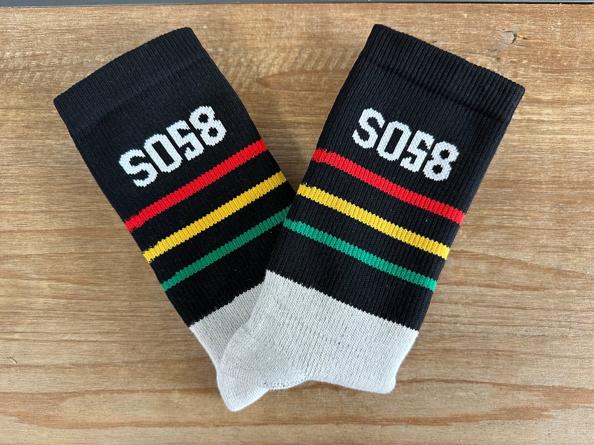 Image of SO58 Custom made socks black/du