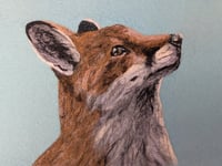 Fox Needle Felt Lampshade 
