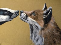 Image 3 of Fox and Badger 40cm Lampshade 