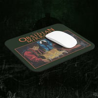 Image 1 of Retro Mouse Pad - MYSTERY BOOK Vintage Street Art - The Obsidian Mirror