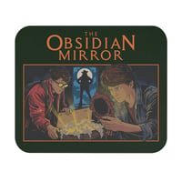 Image 2 of Retro Mouse Pad - MYSTERY BOOK Vintage Street Art - The Obsidian Mirror