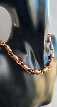 Image 1 of Copper Coil Chain