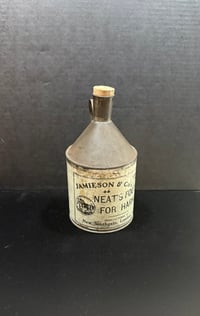 Image 1 of Antique (l1800S-e1900S) British Jamieson & Co. Neat's Foot Oil Metal Can