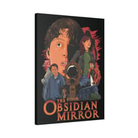Image 4 of Movie Art Canvas Print - ENSEMBLE Retro Horror Film Street Art - The Obsidian Mirror