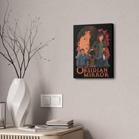 Image 2 of Movie Art Canvas Print - ENSEMBLE Retro Horror Film Street Art - The Obsidian Mirror