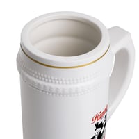 Image 3 of Vintage Hamm's Beer Heavy Hitter Stein Mug Ceramic 220z ORCA Coating