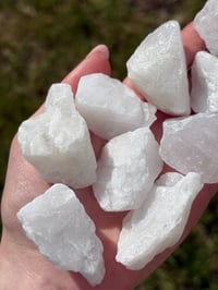 Image 2 of Snow Quartz Raw Chunks