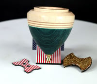 Image 1 of Hard Maple Throw-Top, #2006-036