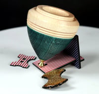 Image 2 of Hard Maple Throw-Top, #2006-036