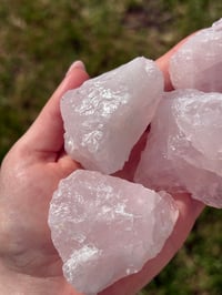 Image 3 of Raw Rose Quartz Chunks