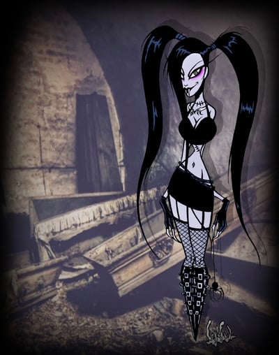 Image of NEW! Let’s play dead - signed print 