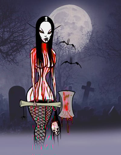 Image of NEW! Head Hunting - signed print 