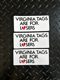 Virginia tags sticker 3 pack! Free domestic shipping!