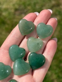 Image 2 of Green Aventurine Mini Hearts