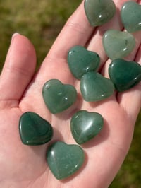 Image 3 of Green Aventurine Mini Hearts