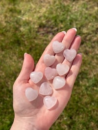 Image 1 of Rose Quartz Mini Hearts