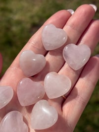 Image 2 of Rose Quartz Mini Hearts