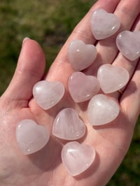 Image 3 of Rose Quartz Mini Hearts