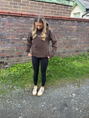 Image of Spirit of 58 Unisex Heavyweight Hoodie in Espresso 