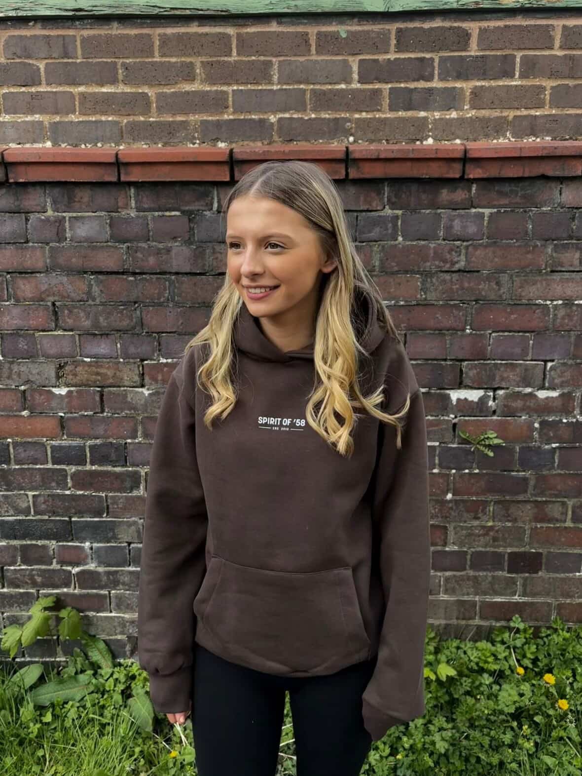 Image of Spirit of 58 Unisex Heavyweight Hoodie in Espresso 
