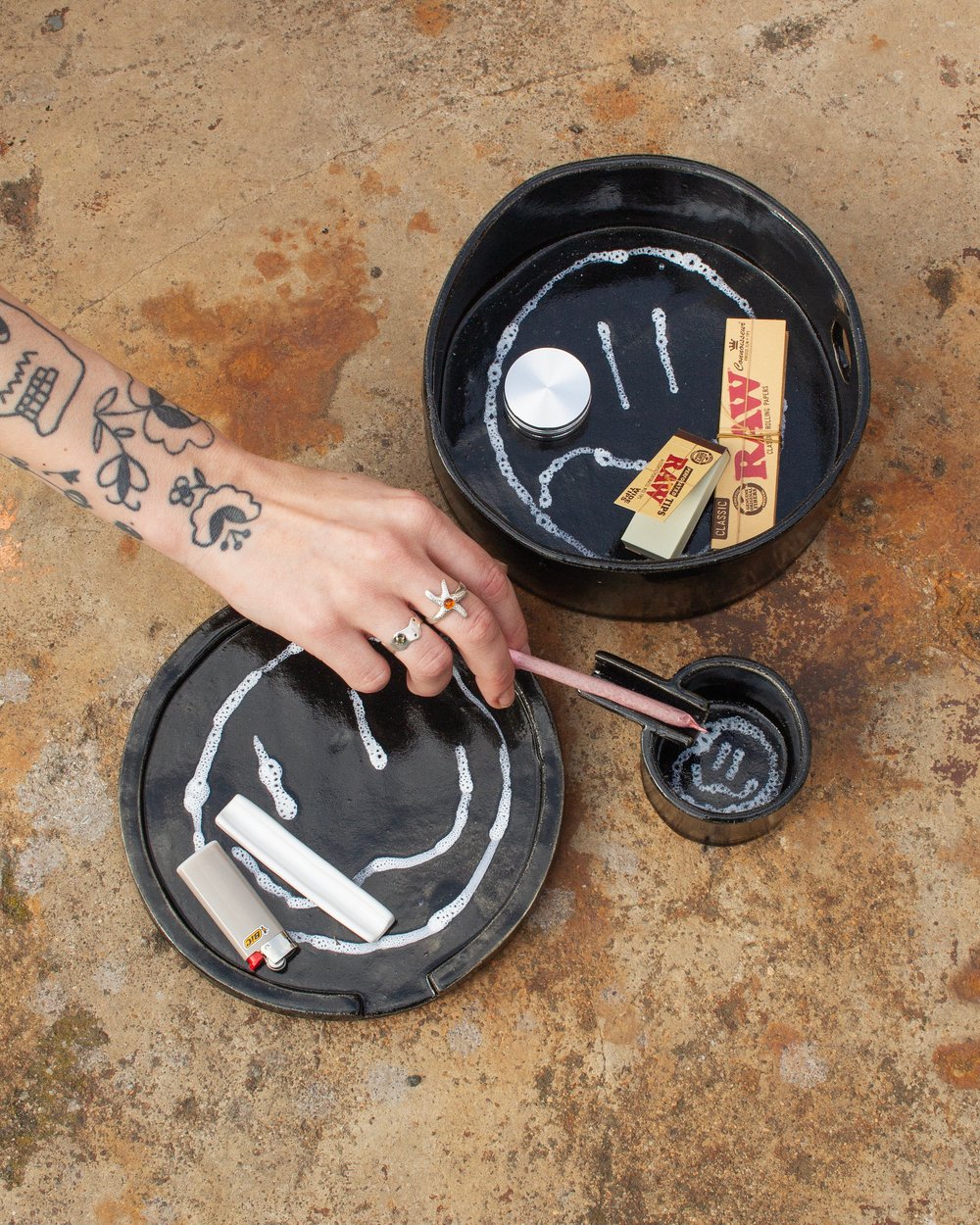 Image of Smiley ashtray